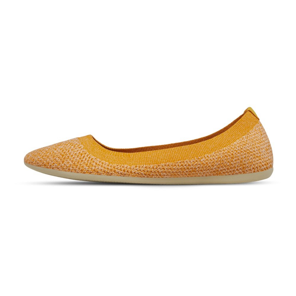 Allbirds Women\'s Tree Breezers - Flats Yellow - ZSY201864